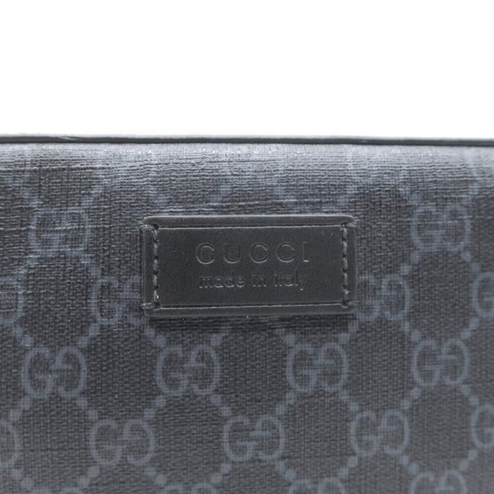 Gucci Small GG Supreme Crossbody Camera Bag Black Monogram Canvas & Leather - Picture 6 of 16